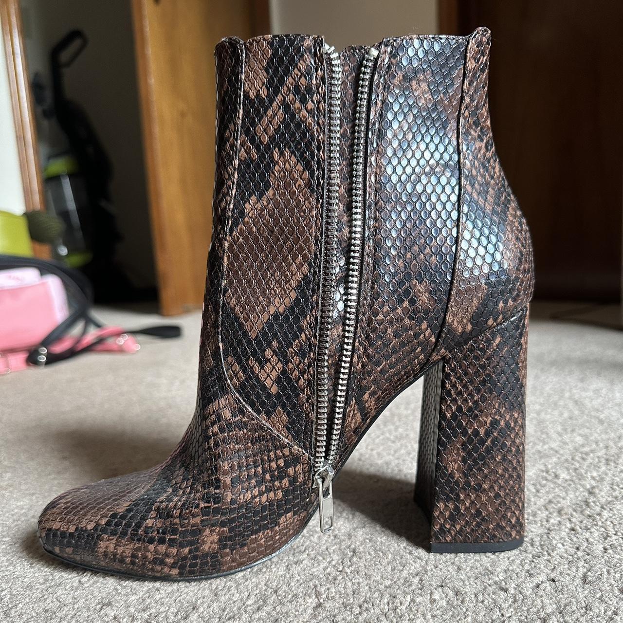 snakeskin boots steve madden