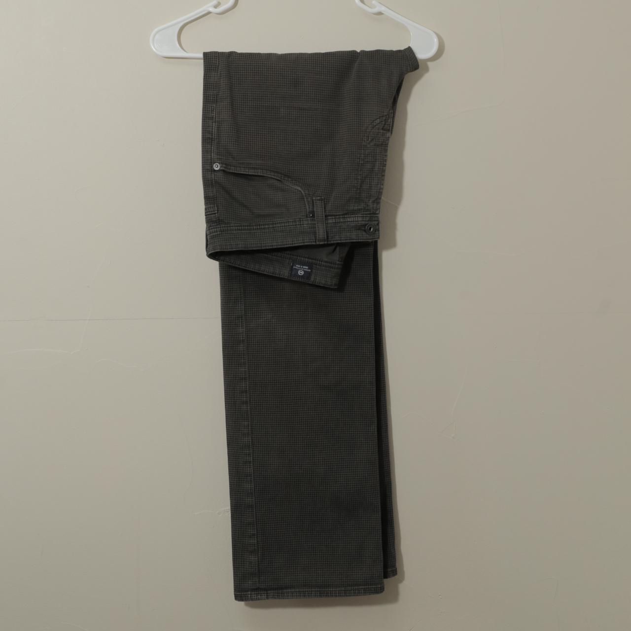 AG Jeans Men's Grey and Black Jeans | Depop