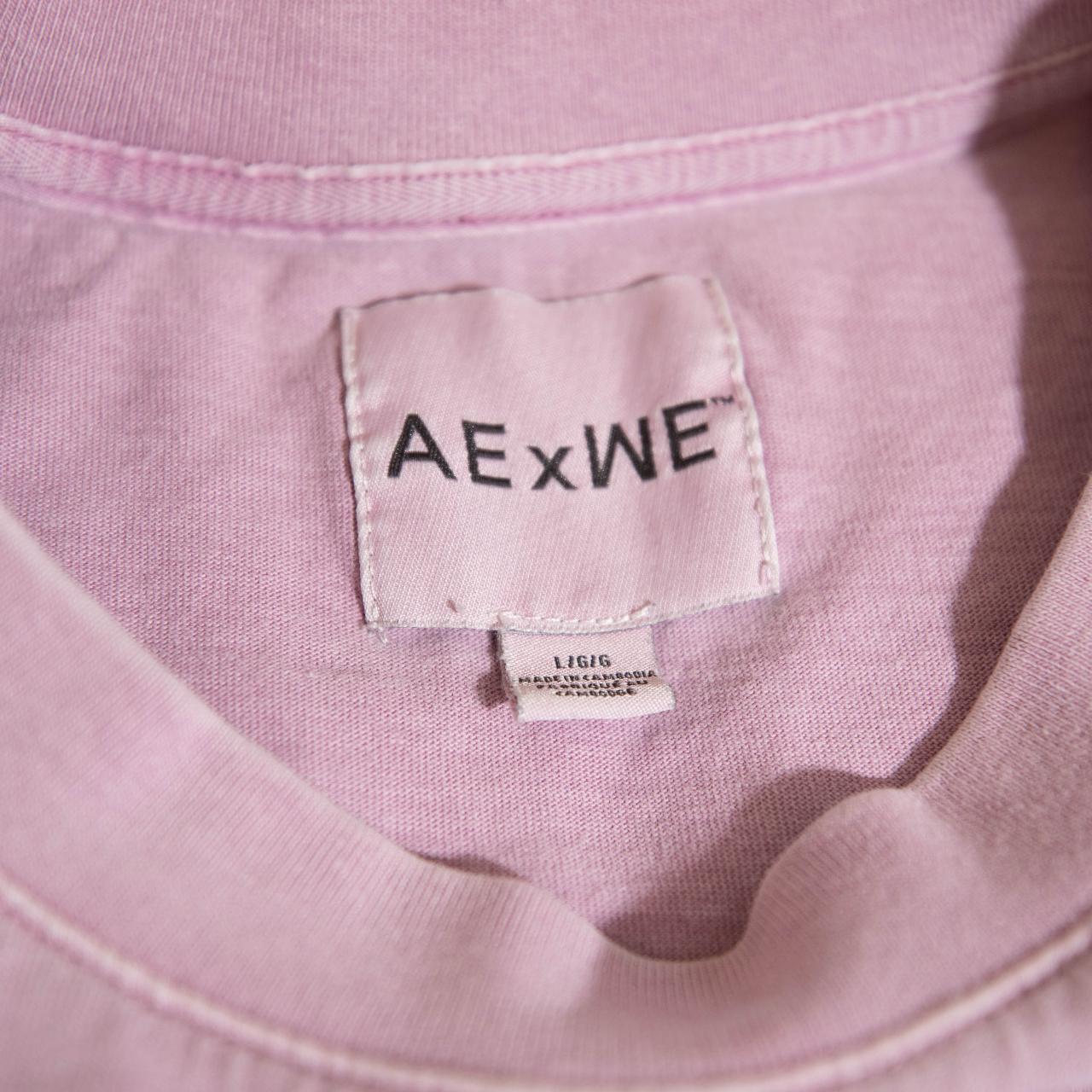 [AEAE]SHIRTS BAG [PINK］ AE x WE Clothes are Clothes Boxy Tee (Large) Brand: | Depop