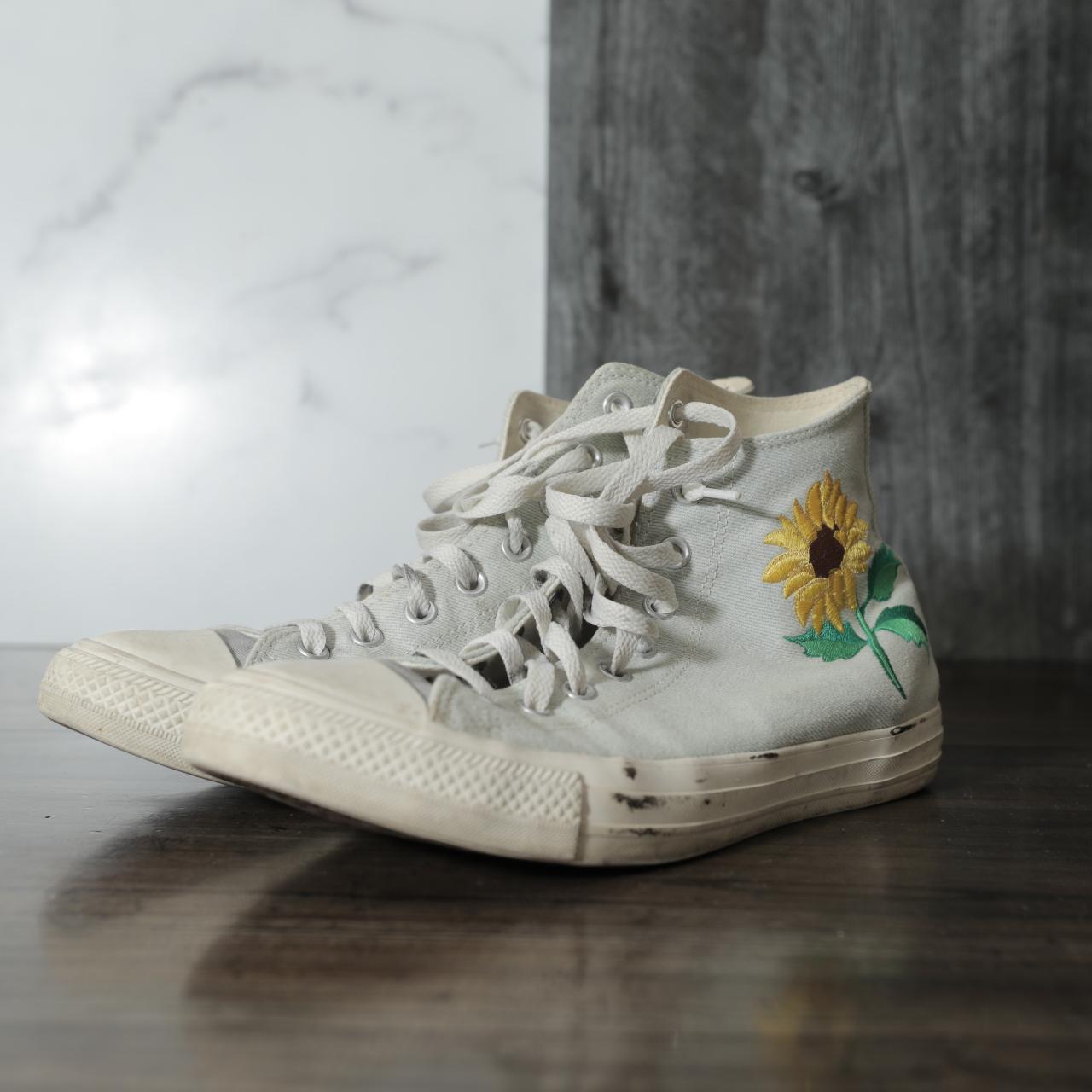 Grey hotsell floral converse