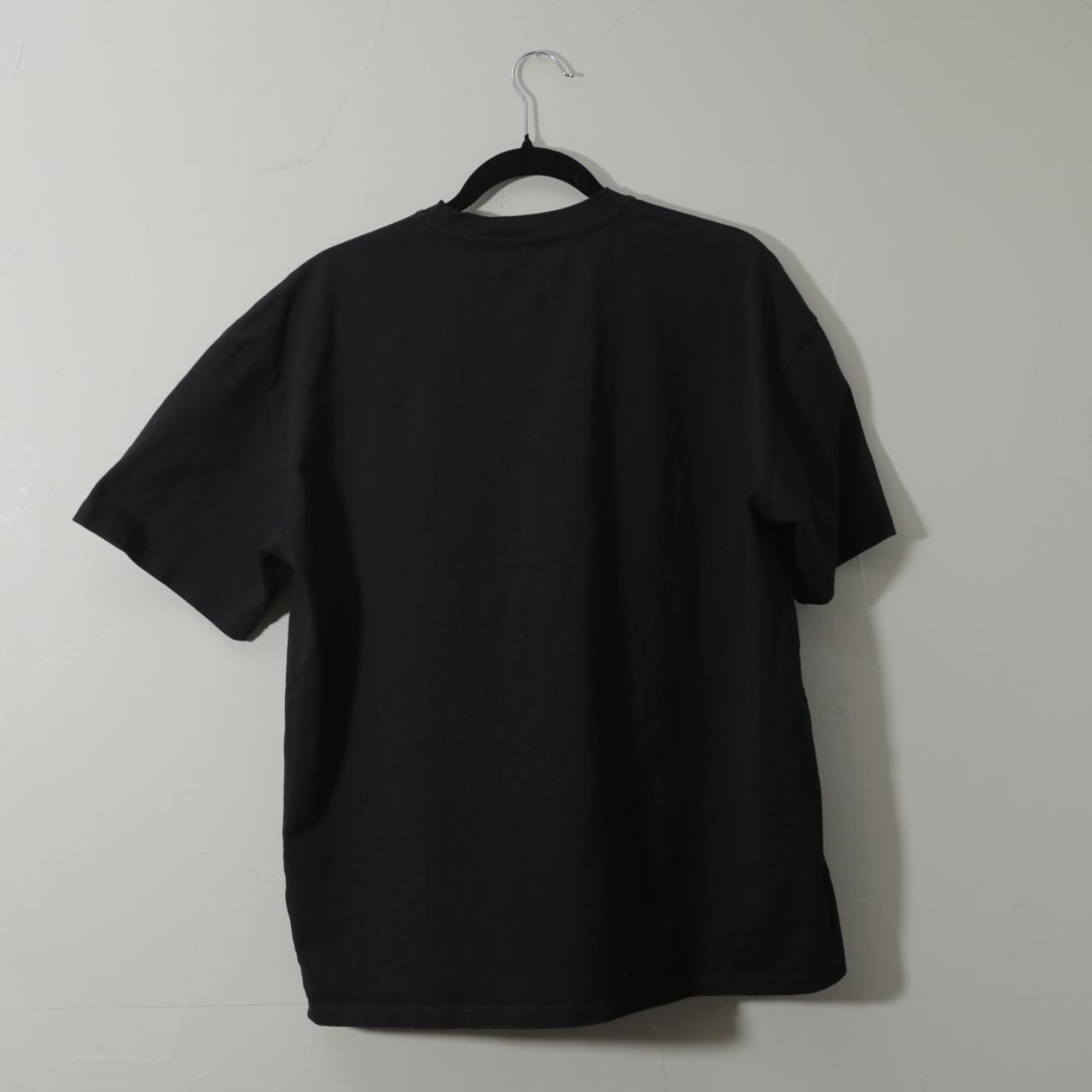 【新品】the phos / half sleeve tee (Black) EMBOSSED PROFILE FOX OVERSIZE TEE-SHIRT | Maison Kitsuné