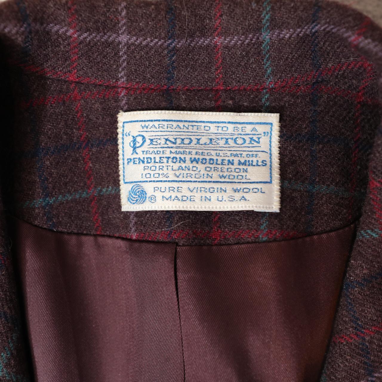Pendleton Women's Tailored jacket - Burgundy/Purp… - image 6