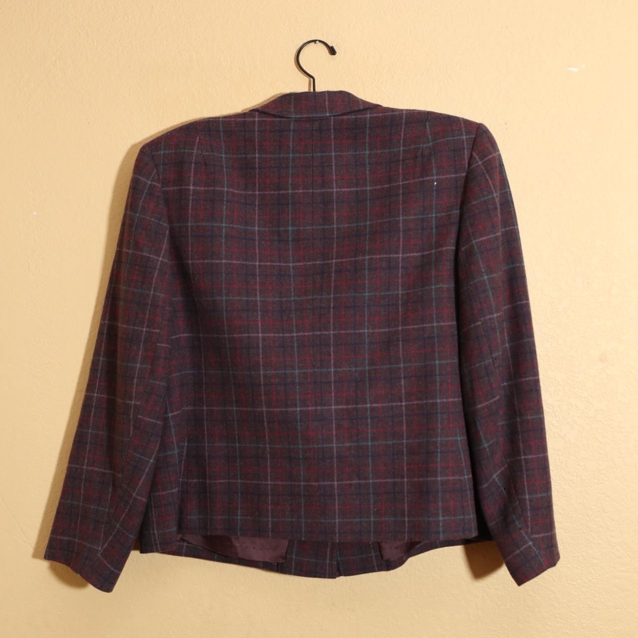 Pendleton Women's Tailored jacket - Burgundy/Purp… - image 2