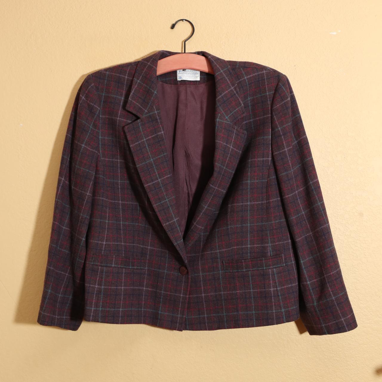 Pendleton Women's Tailored jacket - Burgundy/Purp… - image 1