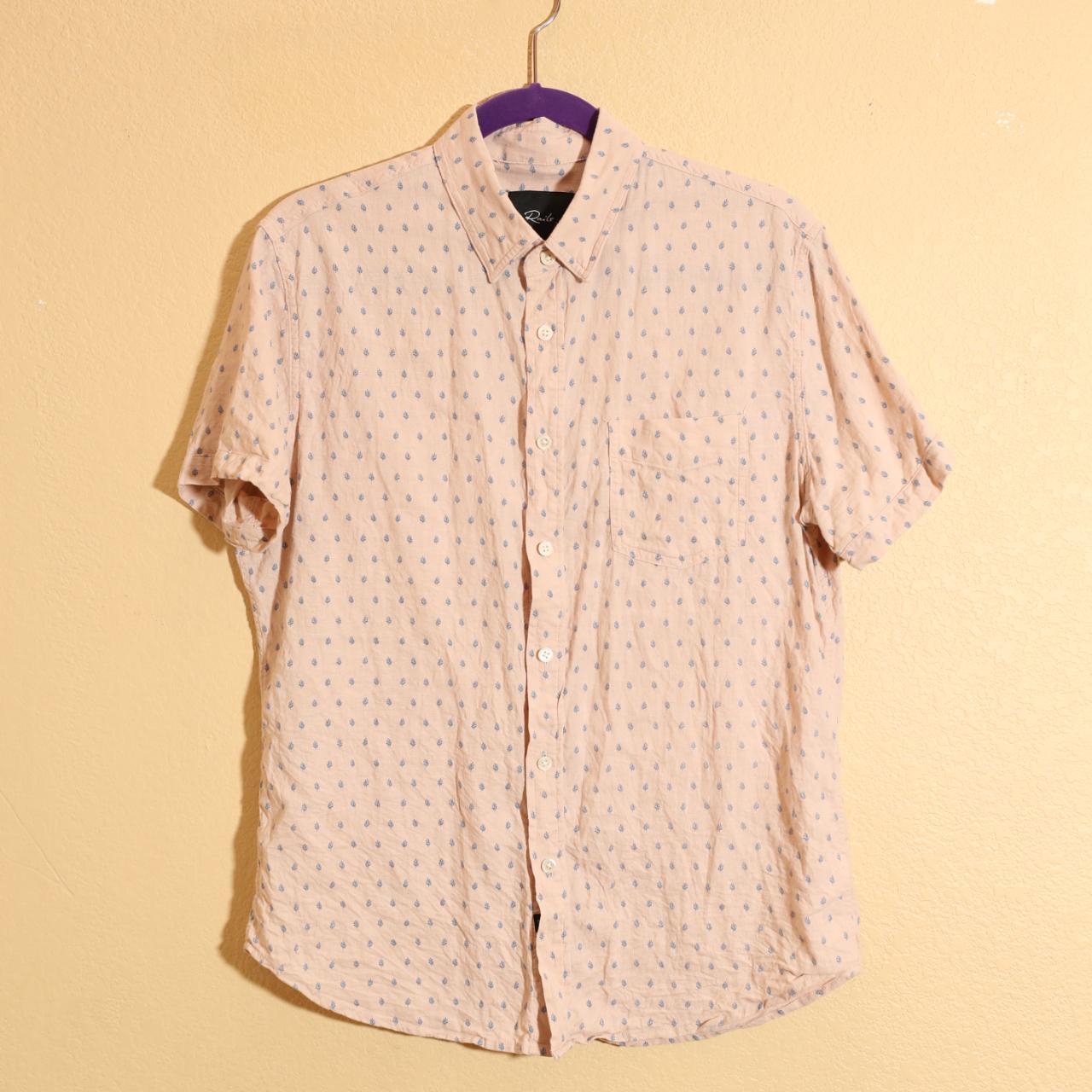 Rails Men's Shirt - Pink/Multi - M – Rails Carson… - image 1