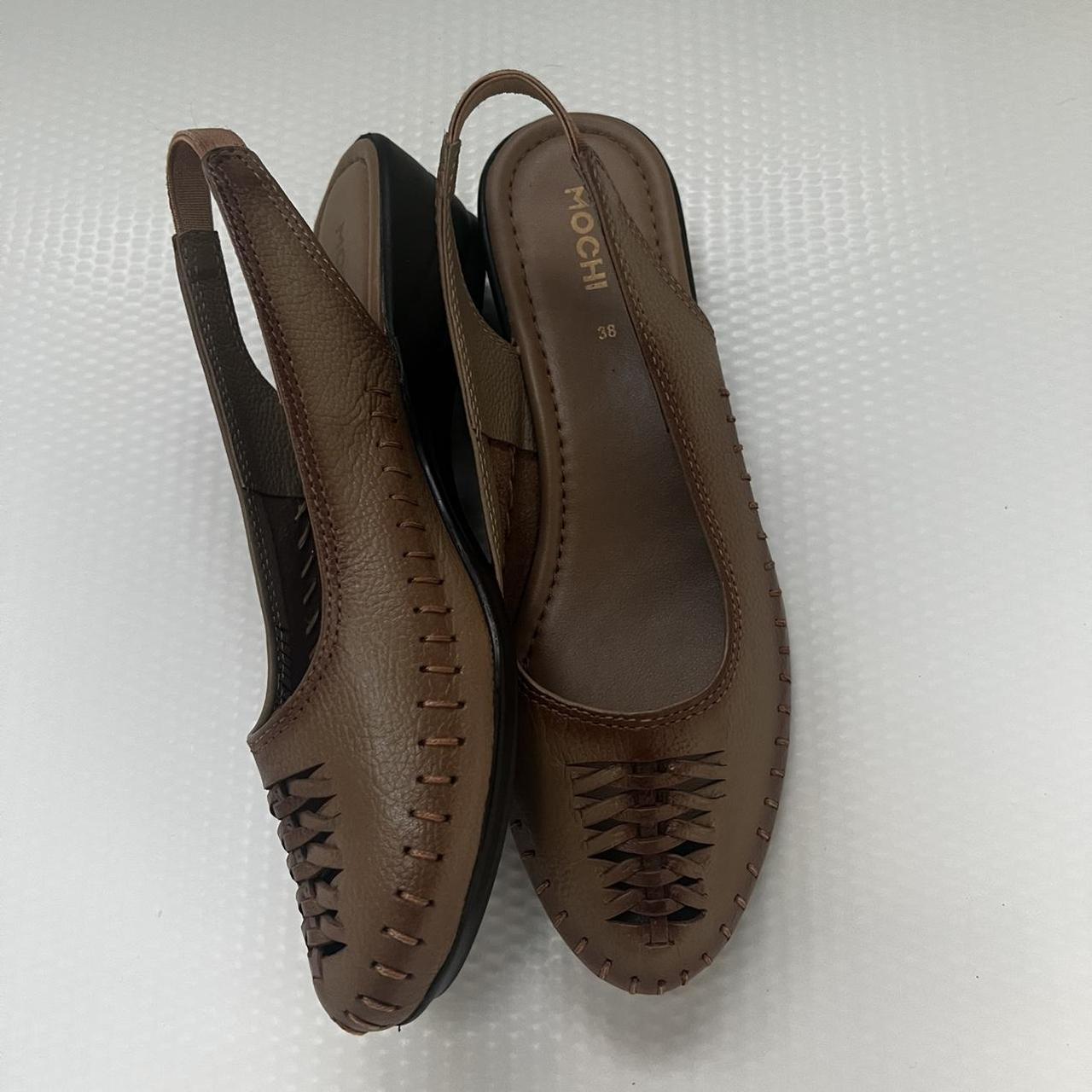 All Things Mochi Women's Brown and White Courts