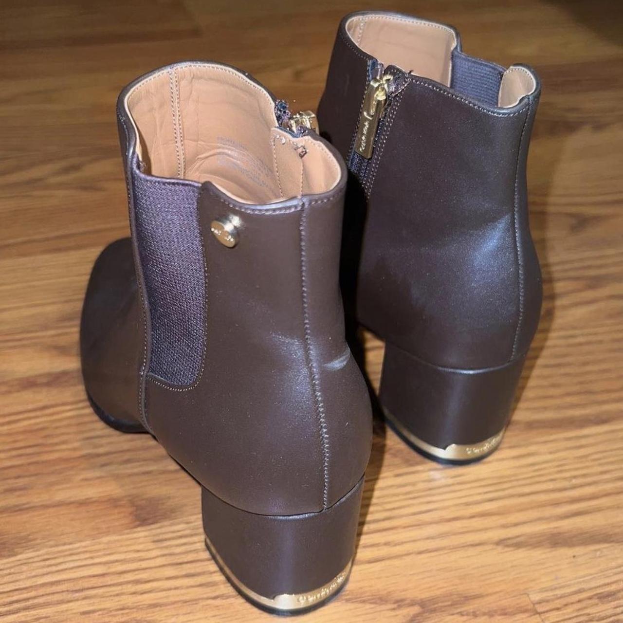 calvin klein brown boots