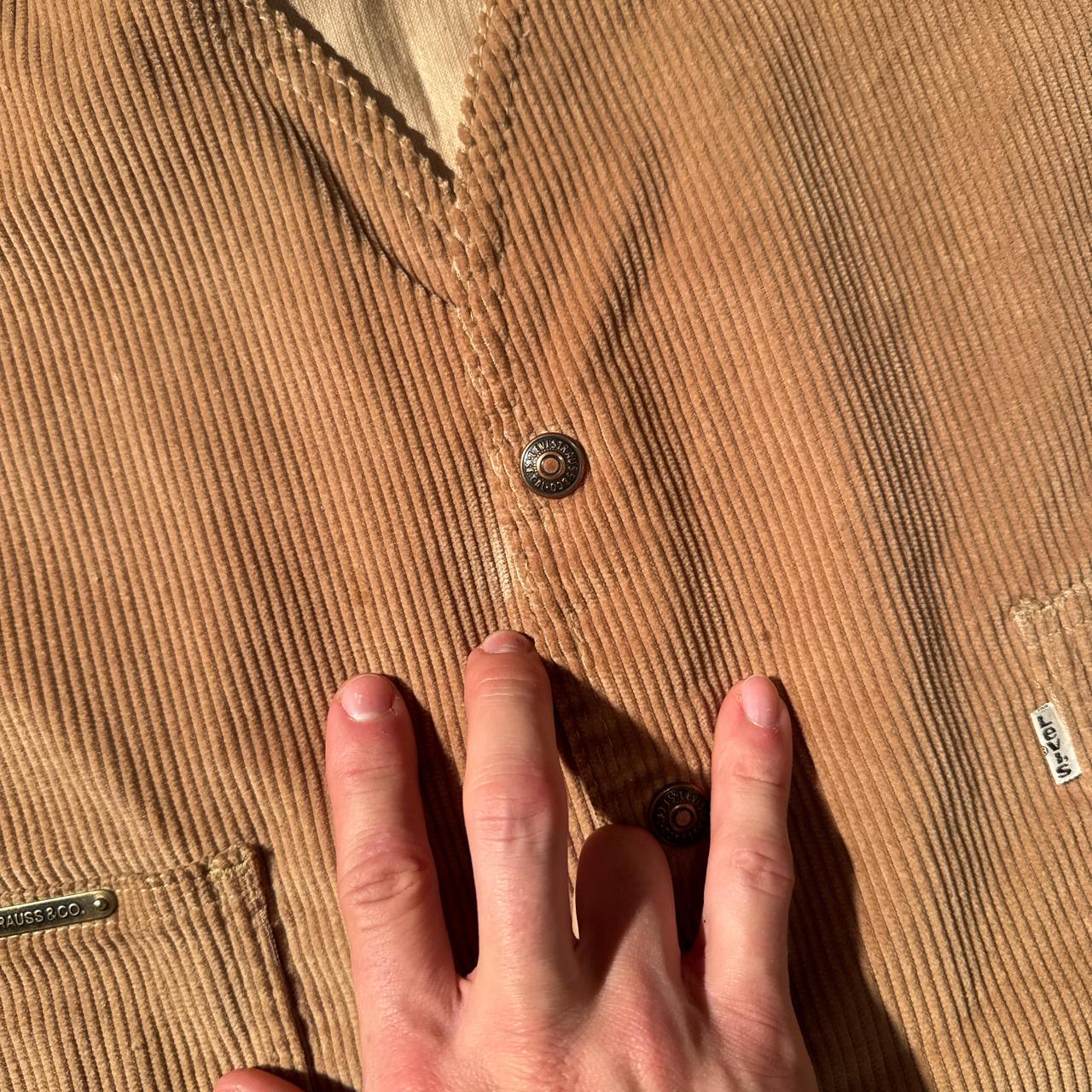 Levi's Men's Vest - Brown/Tan - L – Vintage Levi’… - image 3