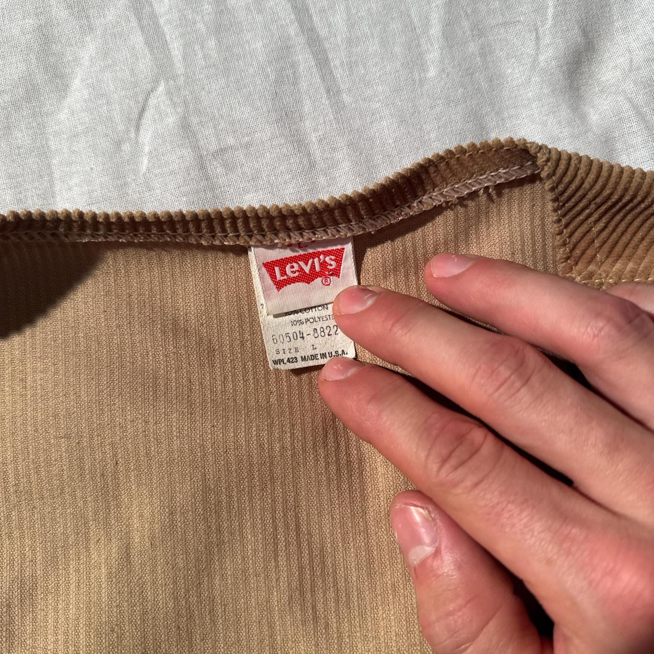 Levi's Men's Vest - Brown/Tan - L – Vintage Levi’… - image 4