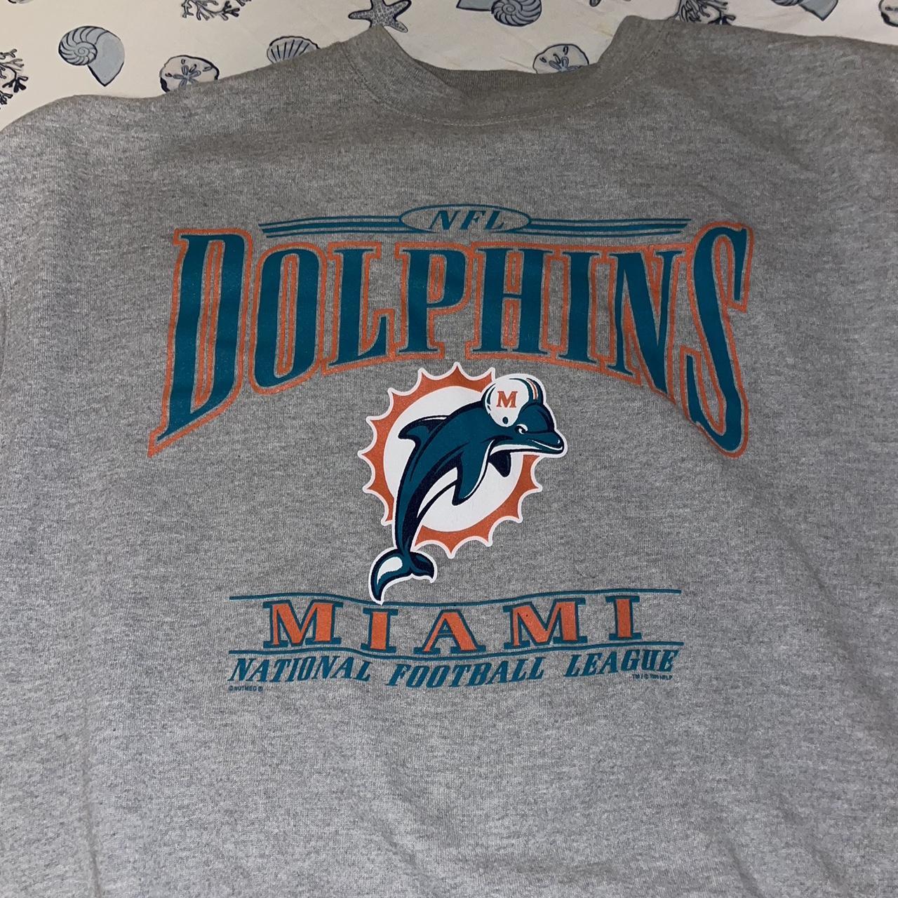 VINTAGE MIAMI DOLPHINS SWEATSHIRT #Miamivintage - Depop