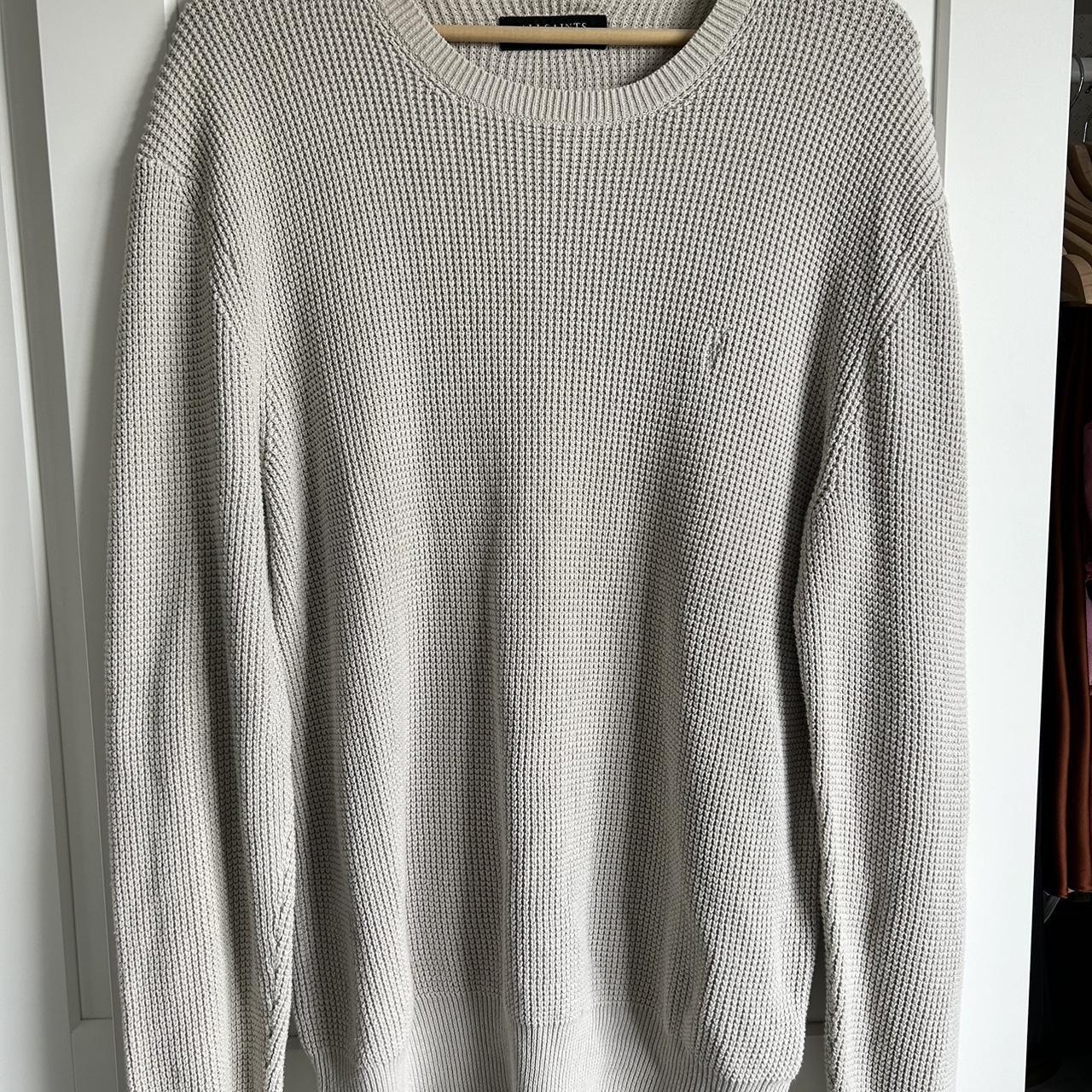 AllSaint’s waffle knit jumper in... - Depop