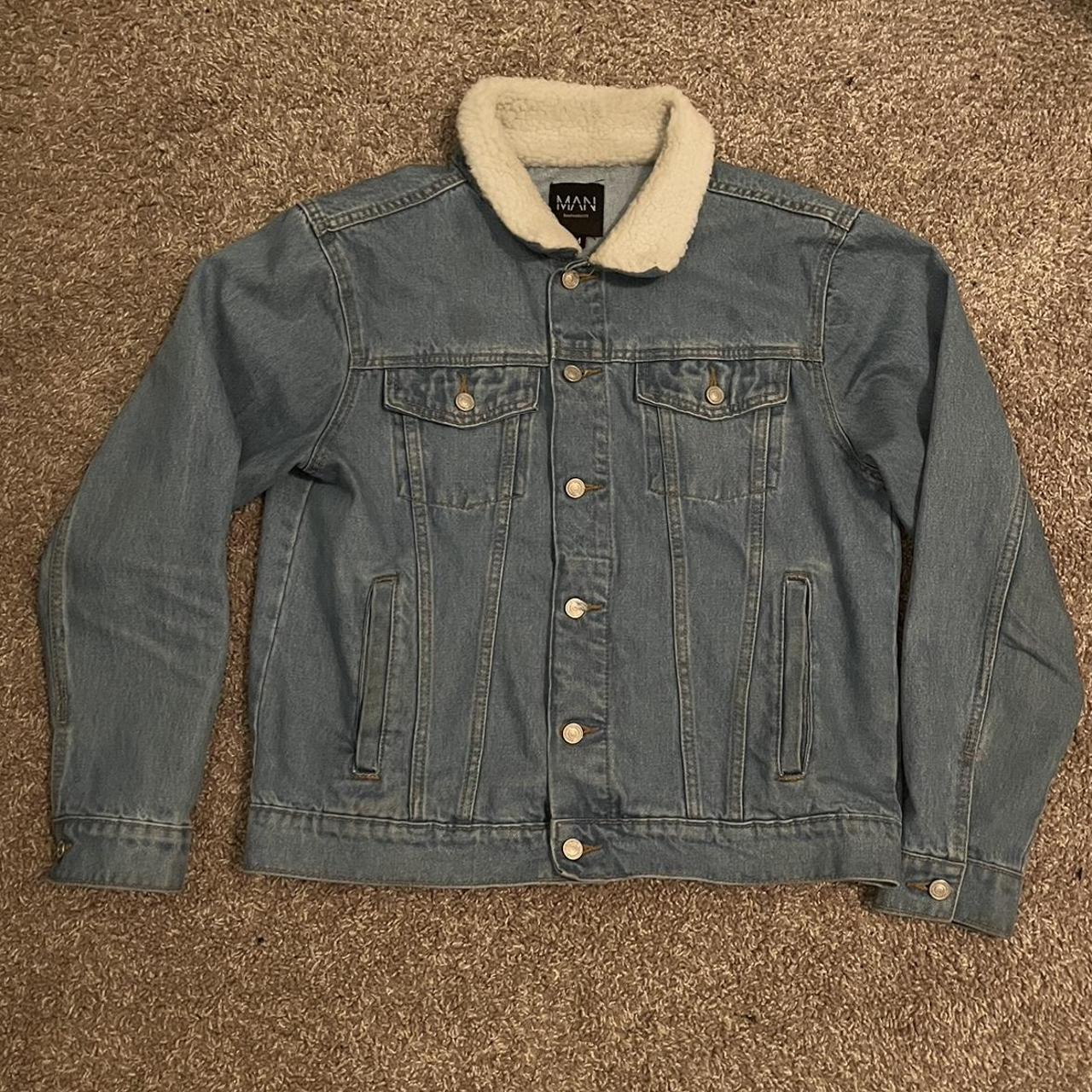 Boohooman men Jean jacket size: medium - Depop