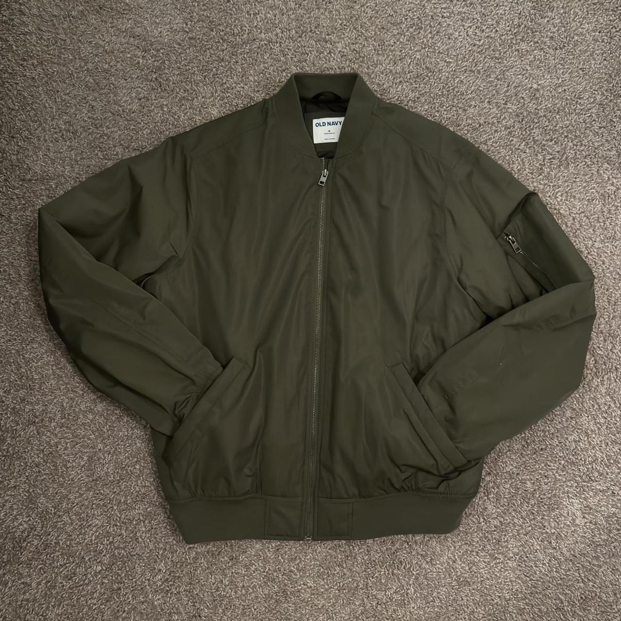 Green bomber clearance jacket old navy