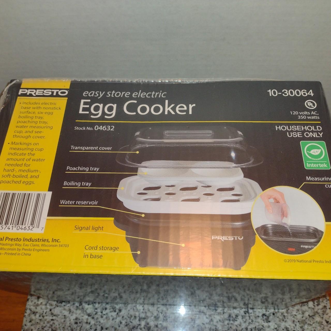 National Presto Electric Egg Cooker 6 Egg Boiling Tray 