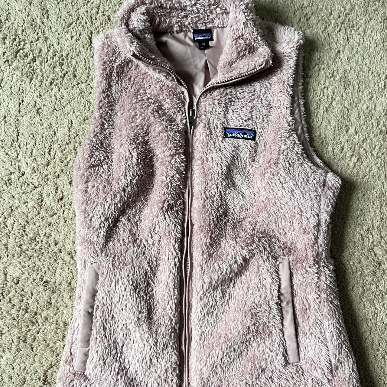 Patagonia fuzzy vest best sale