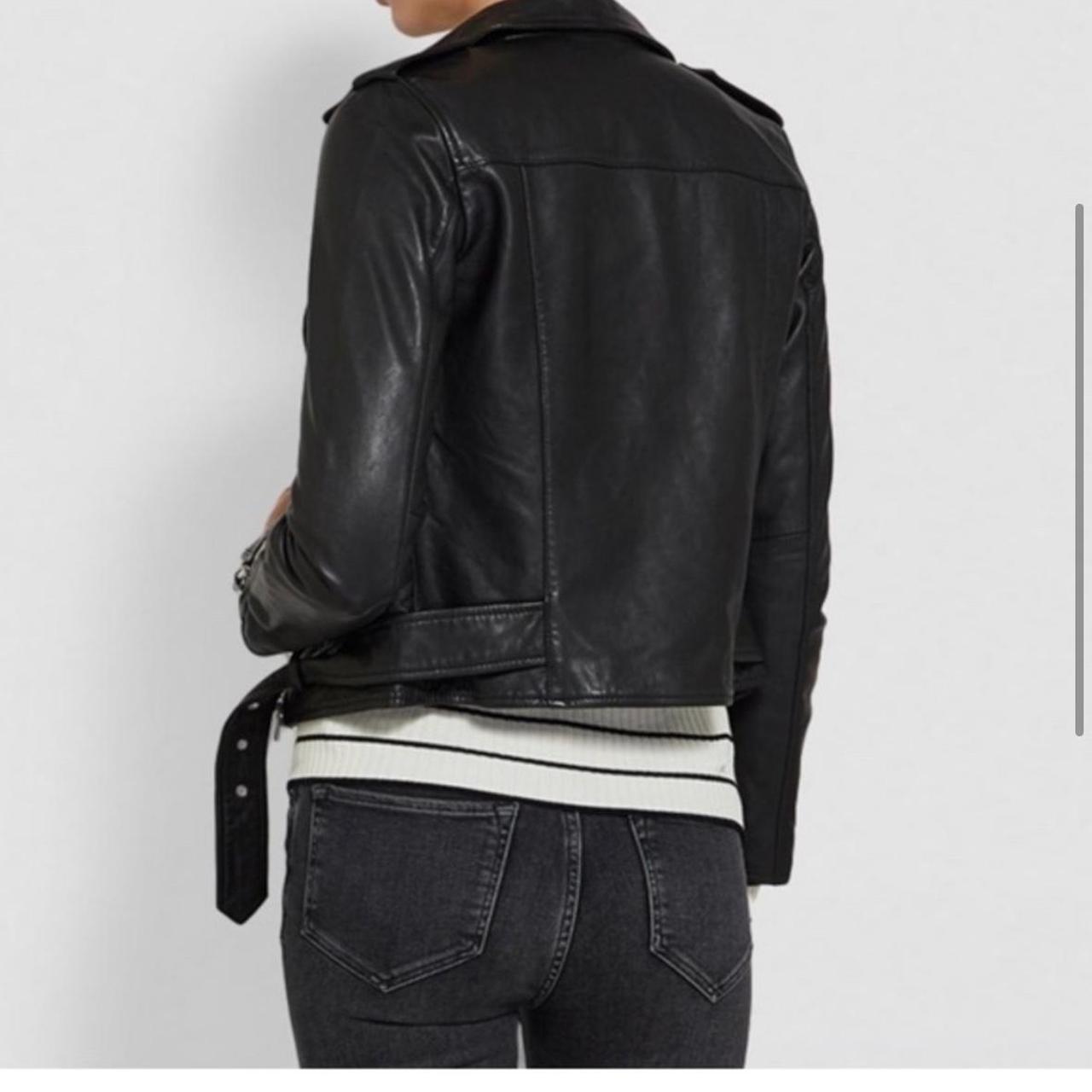 AllSaints Women's Leather Jacket - Black - S – Bl… - image 3