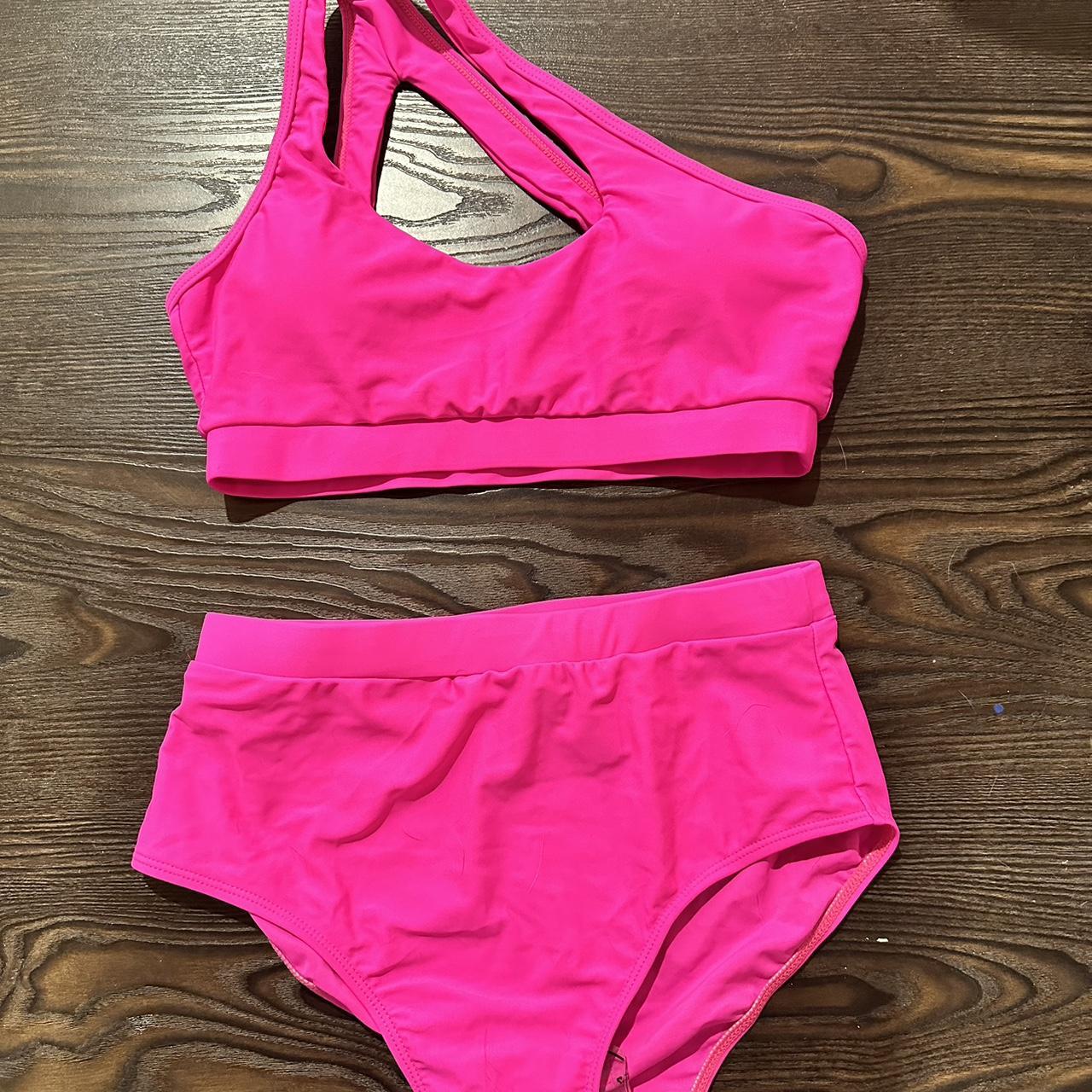 Womens Pink Bikinis And Tankini Sets Depop