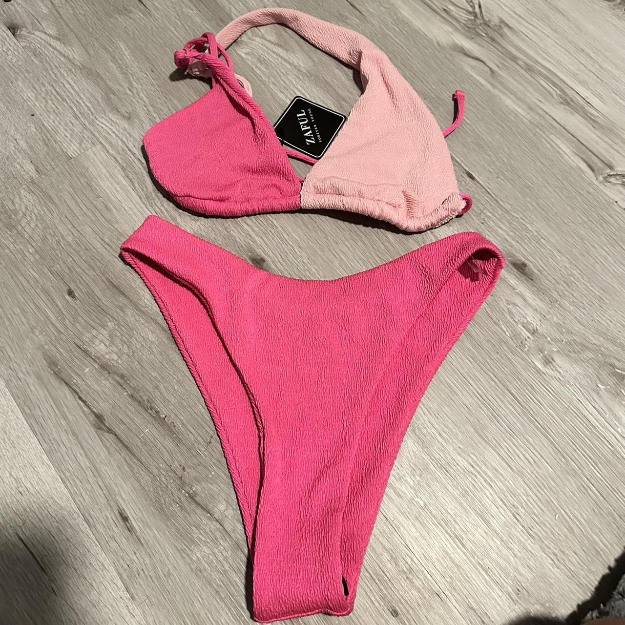 zaful amazon bikini set, never worn, size small,... Depop