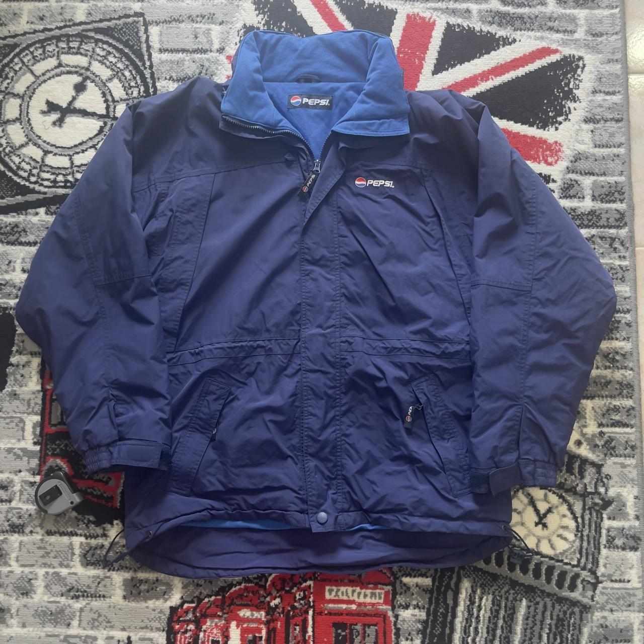 Pepsi Vintage Winter Full Zip Jacket Mens Size XXL... - Depop