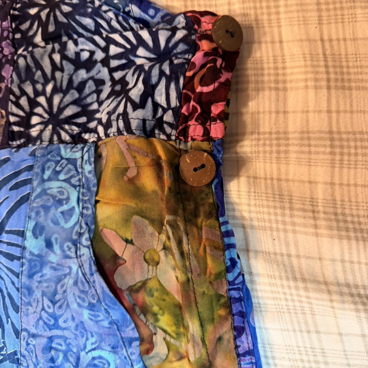 Women's Overalls - Multi - M – Colourful patchwor… - image 4