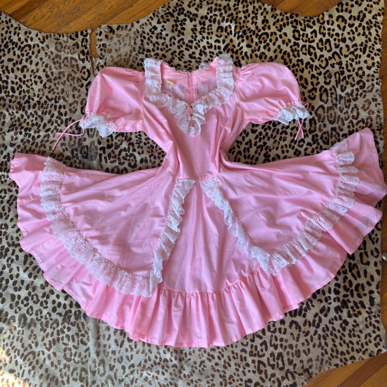 women-s-pink-dress-depop