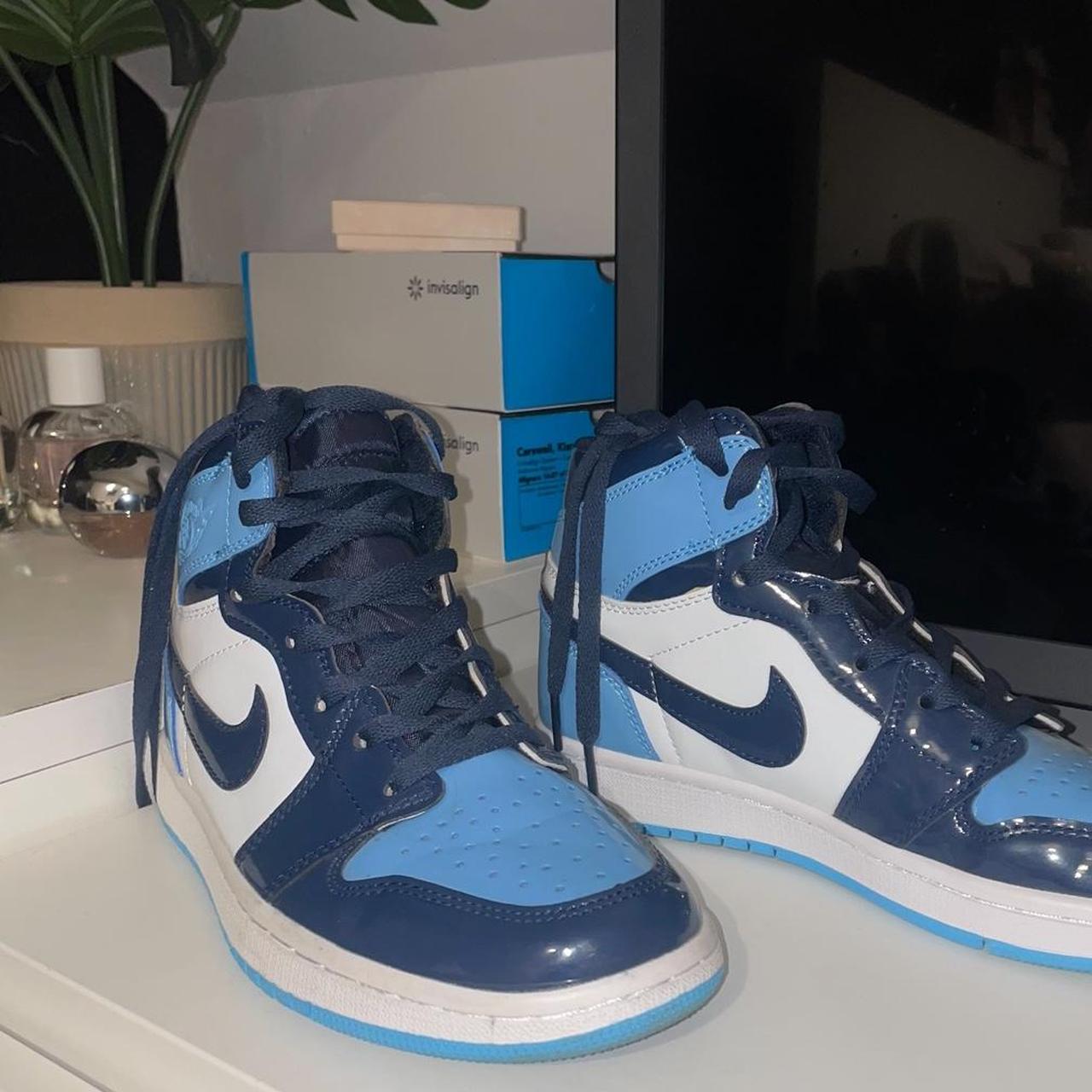 nike air jordan 1 patent blue