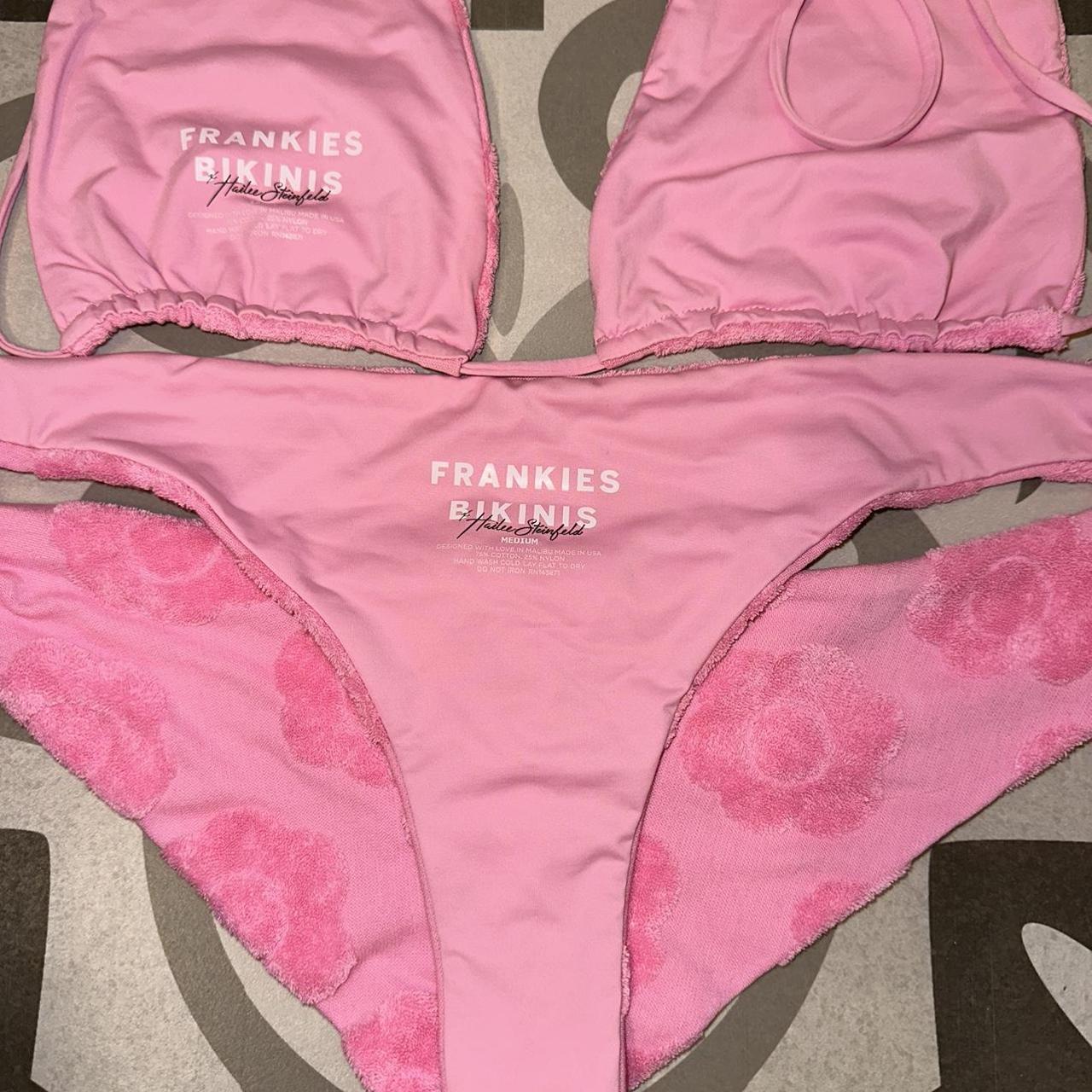Frankies Bikinis Women's Pink Bikinis-and-tankini-sets | Depop