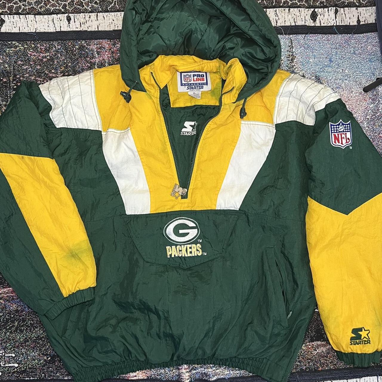 Green Bay Packers Pro Line Starter jacket Size - - Depop