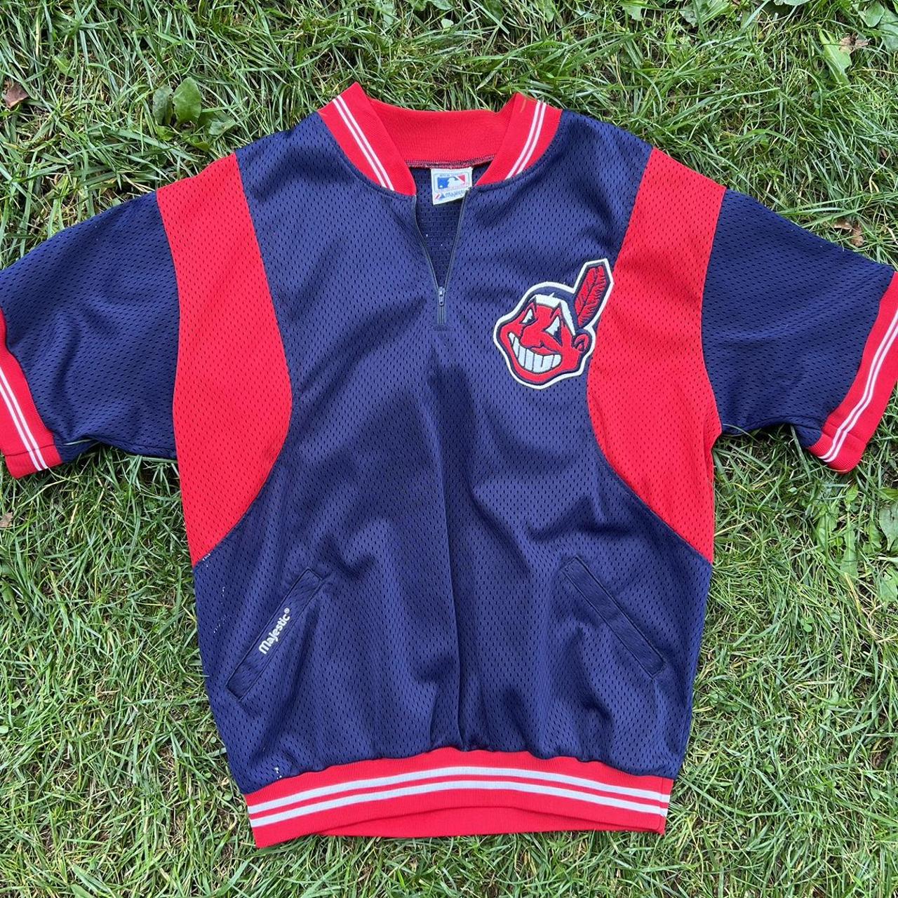 Cleveland Indians Jersey Shirt // Vintage Cleveland Indians