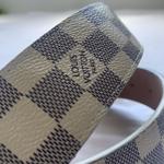 Louis Vuitton Initiales 30mm Damier Azur Reversible - Depop