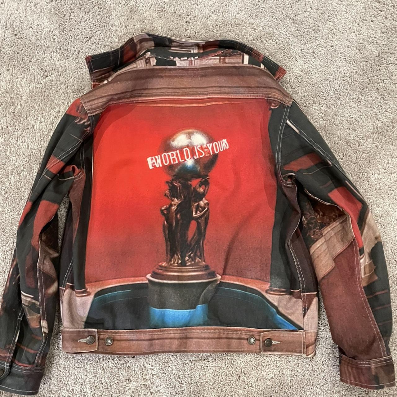 Supreme, Jackets & Coats, Scarface The World Is Yours Denim Jacket