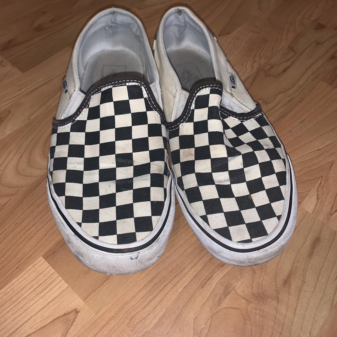 How to clean on sale white checkered vans