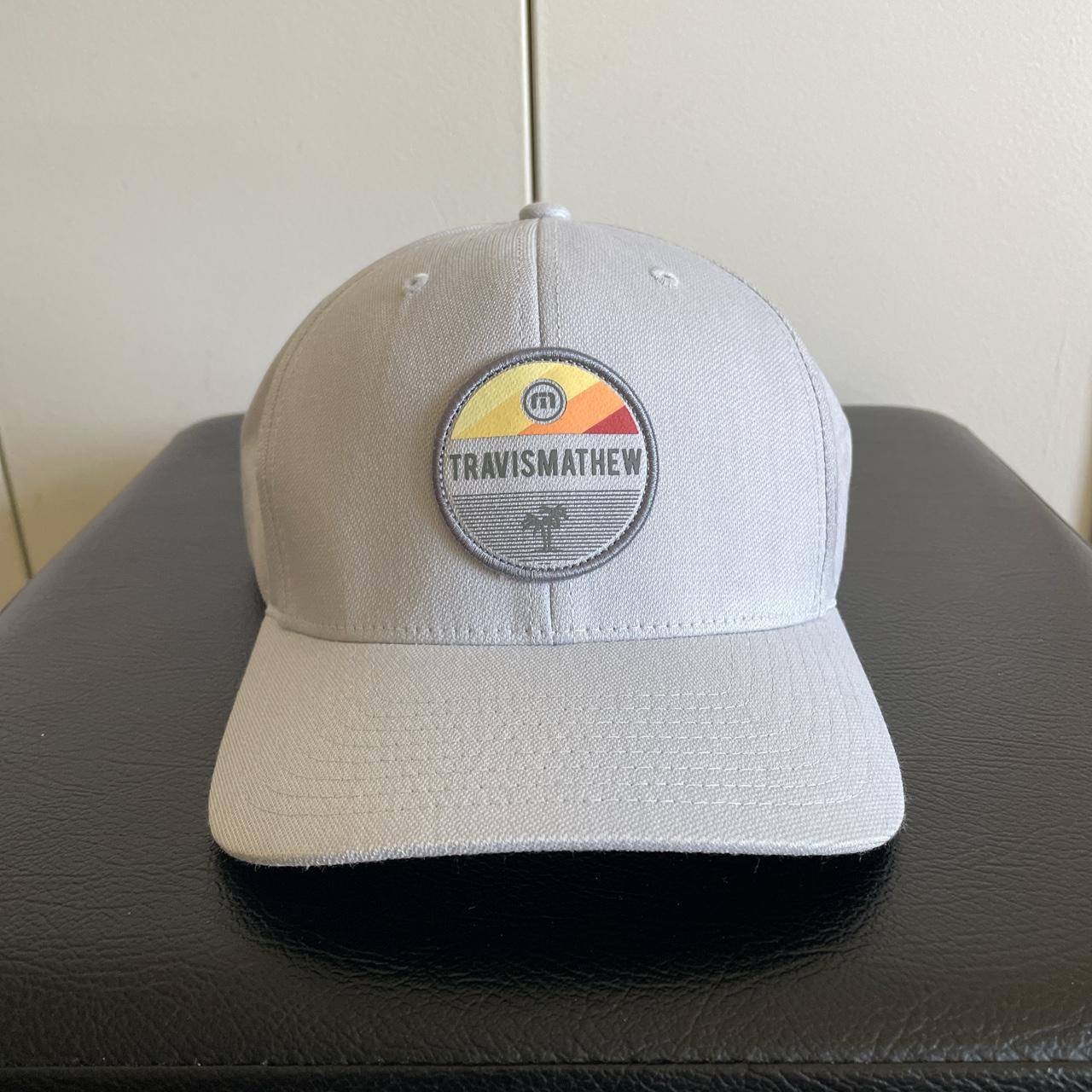 TravisMathew Men's Grey Hat | Depop