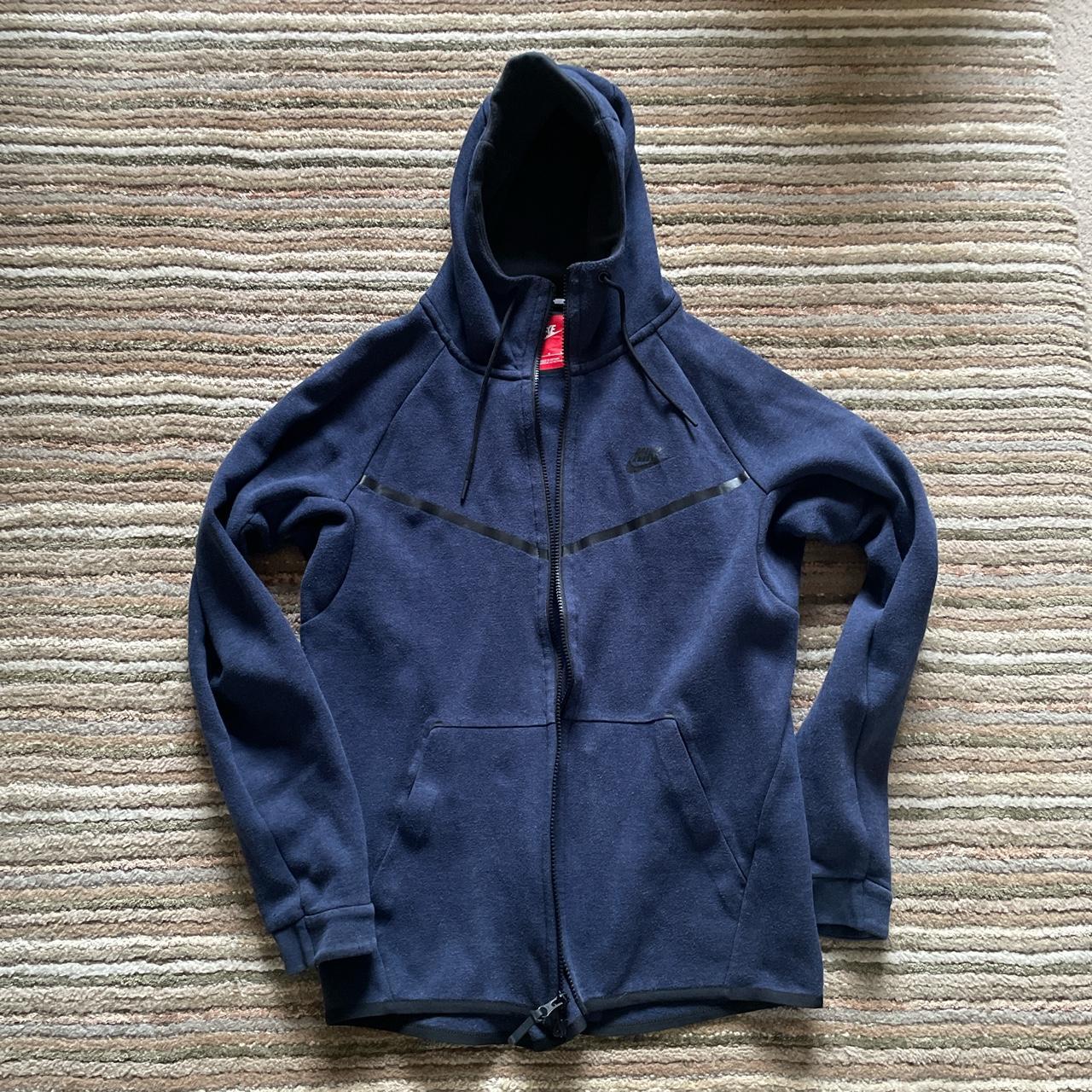 nike tech fleece windrunner hoodie blue