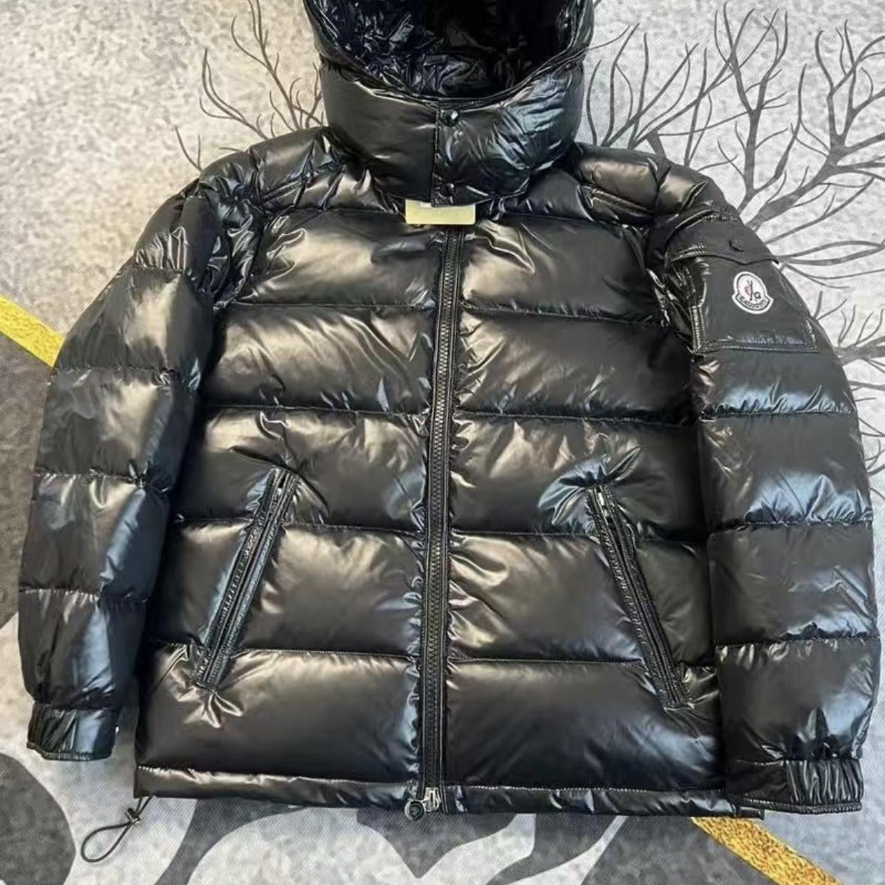 Moncler Maya black medium-sized available for sale.... - Depop