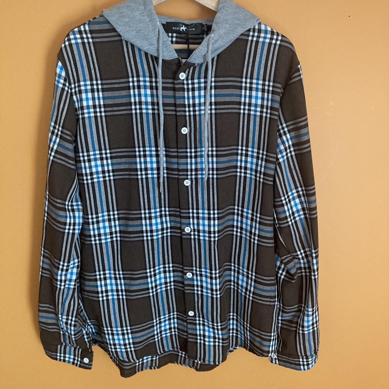 West louis 2024 flannel hoodie