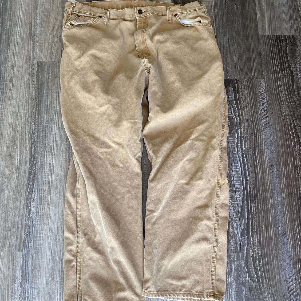 Baggy Dickies Cargo Work Pants - 40 x 30 - Color... - Depop