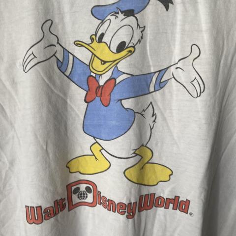 Donald Duck vintage Ringer T-Shirt Walt Disney World - Depop