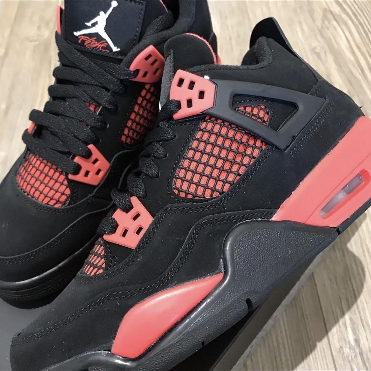 red womens jordan shoes