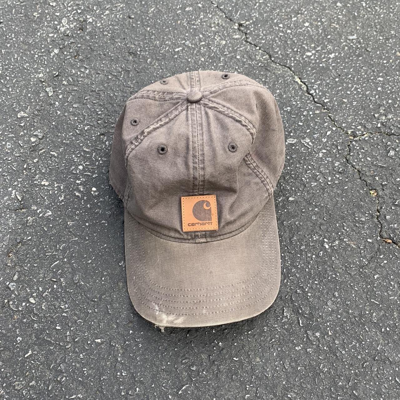 Carhartt Men's Grey Hat | Depop