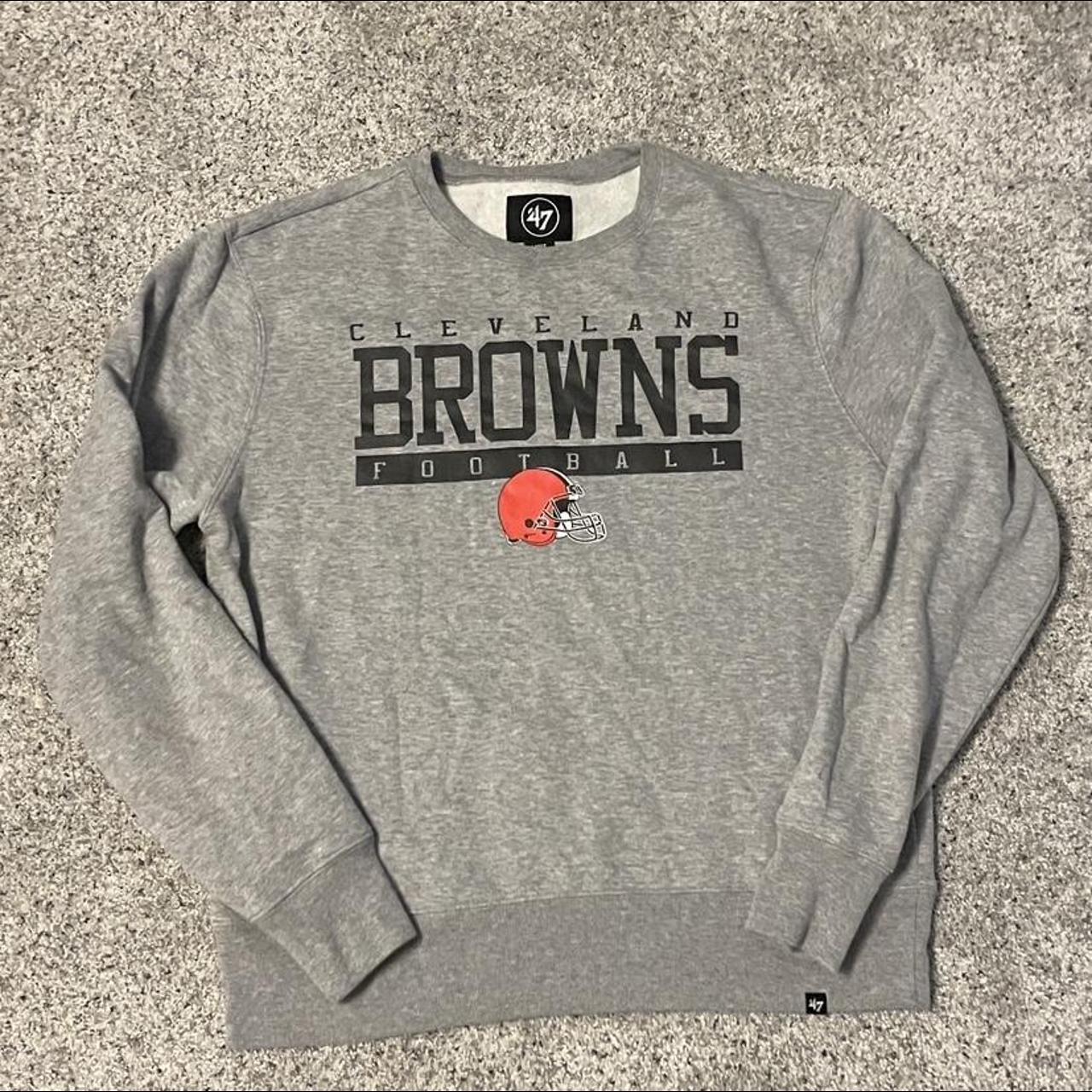 Vintage 90's Cleveland Browns Sweatshirt Crewneck - Depop