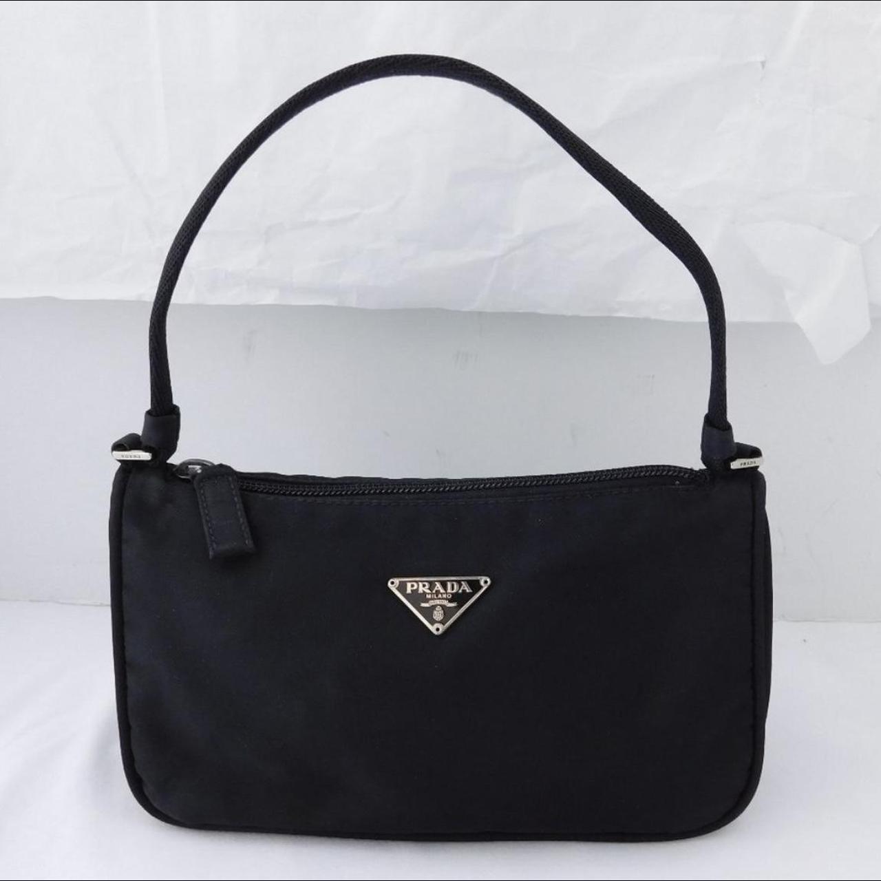 Authentic black Prada nylon bag Depop