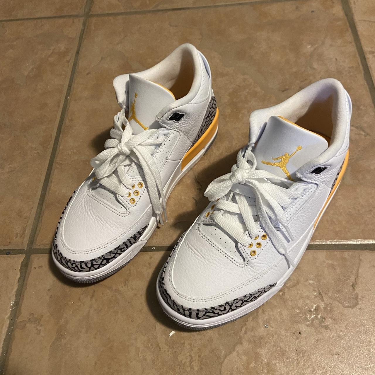 jordan 3 yellow laser