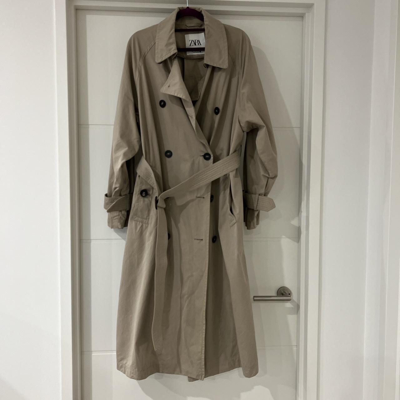 Zara size S oversize trench coat Trench coat made... - Depop