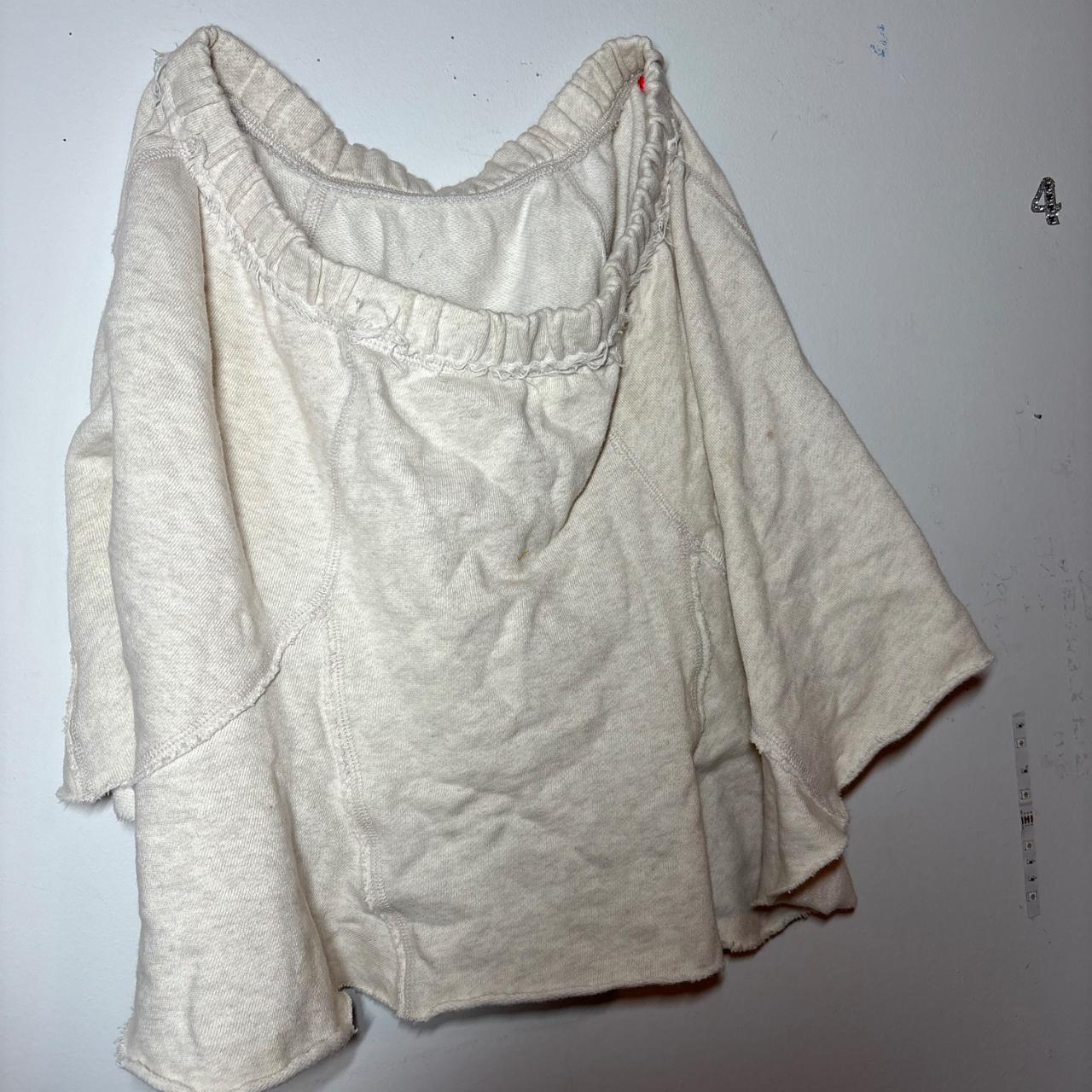 Vintage Women's Mini Skirt - White/Cream - S – cr… - image 1