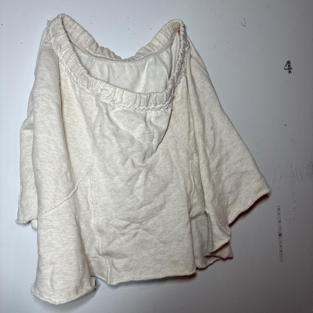 Vintage Women's Mini Skirt - White/Cream - S – cr… - image 2