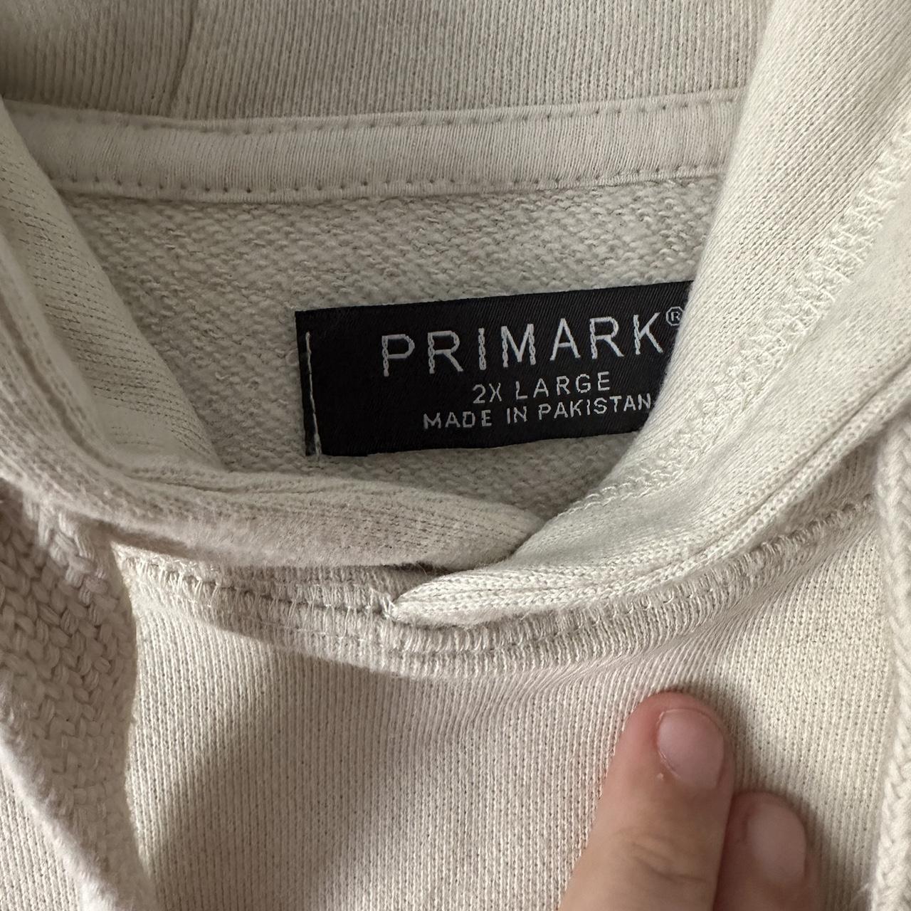 Men’s large cream hoodie Worn once or twice Lovely... Depop