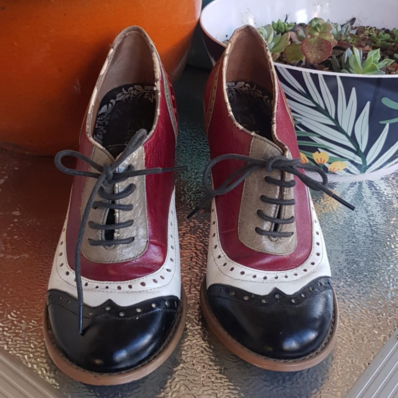 Size 37 Super cute heeled Brouges. These shoes just... - Depop