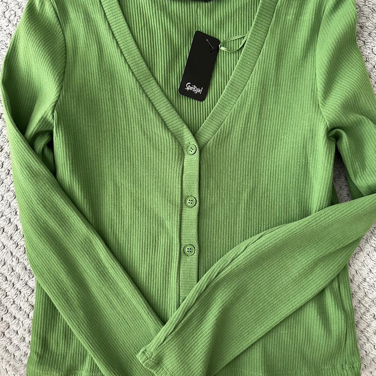 Sportsgirl Fitted Long Sleeve Top Size M Brand New Depop