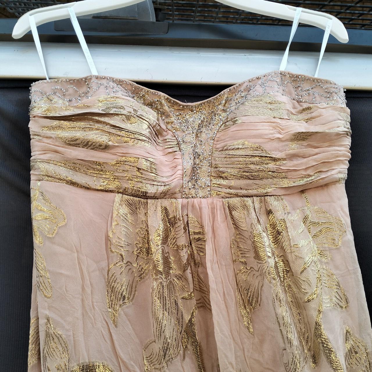 Light gold formal dress sale